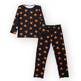 Baby Mom Bear Print Long Sleeve Women's Maternity Pyjama Set (S to 2XL) Black - ebebek