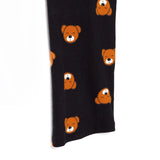 Baby Mom Bear Print Long Sleeve Women's Maternity Pyjama Set (S to 2XL) Black - ebebek