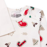 HelloBaby 2 Pack Festive Print Long Sleeve Baby Bodysuits (1-3 Months to 2-3 Years)