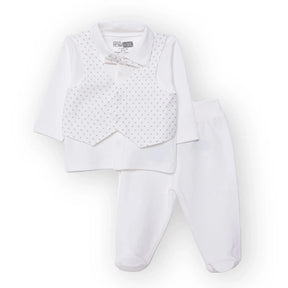 HelloBaby Collared Ceremony Baby Outfit (Newborn to 6-9 Months) White - ebebek