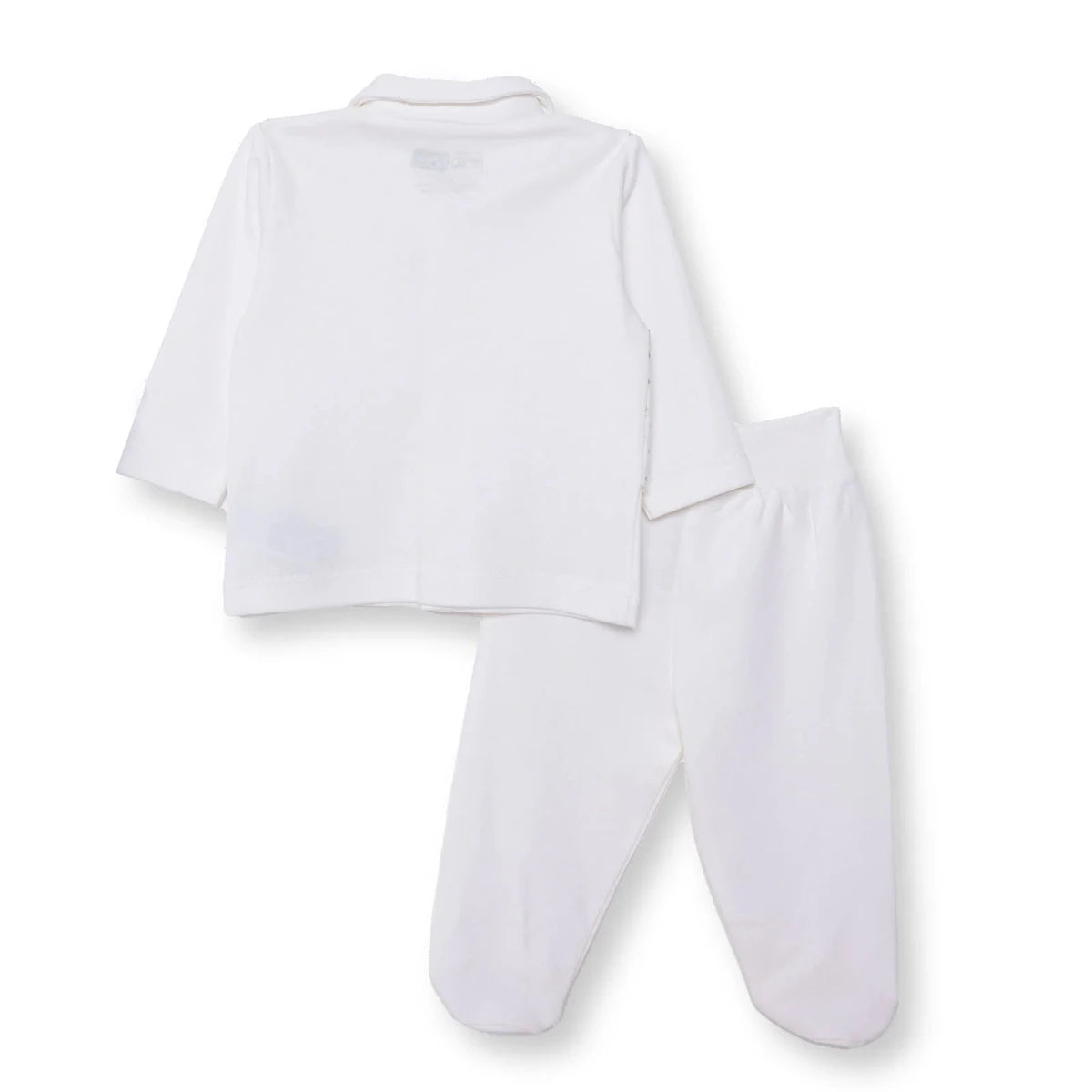 HelloBaby Collared Ceremony Baby Outfit (Newborn to 6-9 Months) White - ebebek