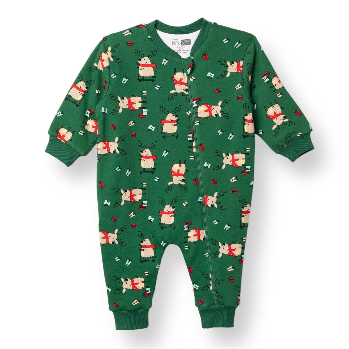 HelloBaby Reindeer Print 2.5 Tog Long Sleeve Baby Sleep Bag with Legs (9 Months to 5 Years)