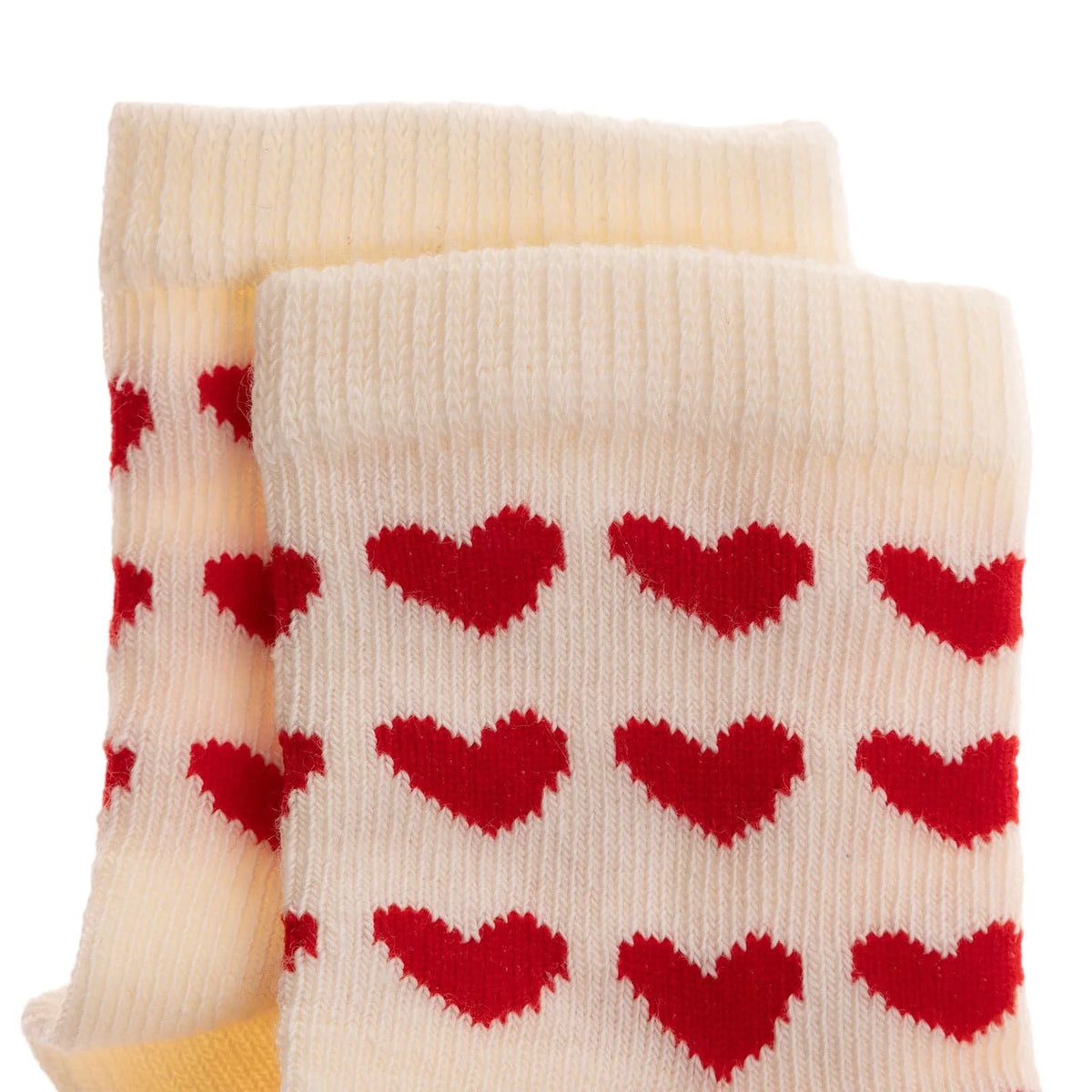 HelloBaby 3 Pack Heart Print Non-Slip Baby Socks (Newborn to 2-3 Years)