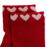 HelloBaby 3 Pack Heart Print Non-Slip Baby Socks (Newborn to 2-3 Years)