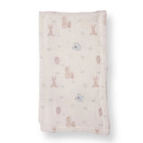 Little Dreams Animal Print Wellsoft Fleece Baby Blanket (90 x 110 cm) Blue - ebebek