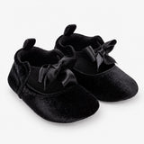 HelloBaby New Year Velvet Pre-Walker Baby Shoes Black - ebebek