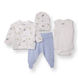 Tiffany Envelope Neck Premature Baby Hospital Bag Set (Premature) Ecru - ebebek