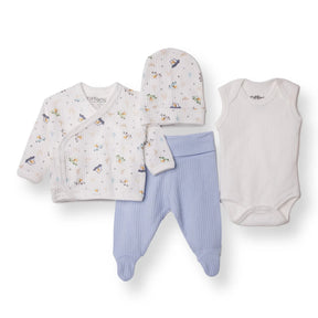 Tiffany Envelope Neck Premature Baby Hospital Bag Set (Premature) Ecru - ebebek