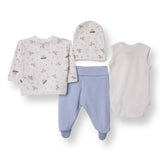 Tiffany Envelope Neck Premature Baby Hospital Bag Set (Premature) Ecru - ebebek