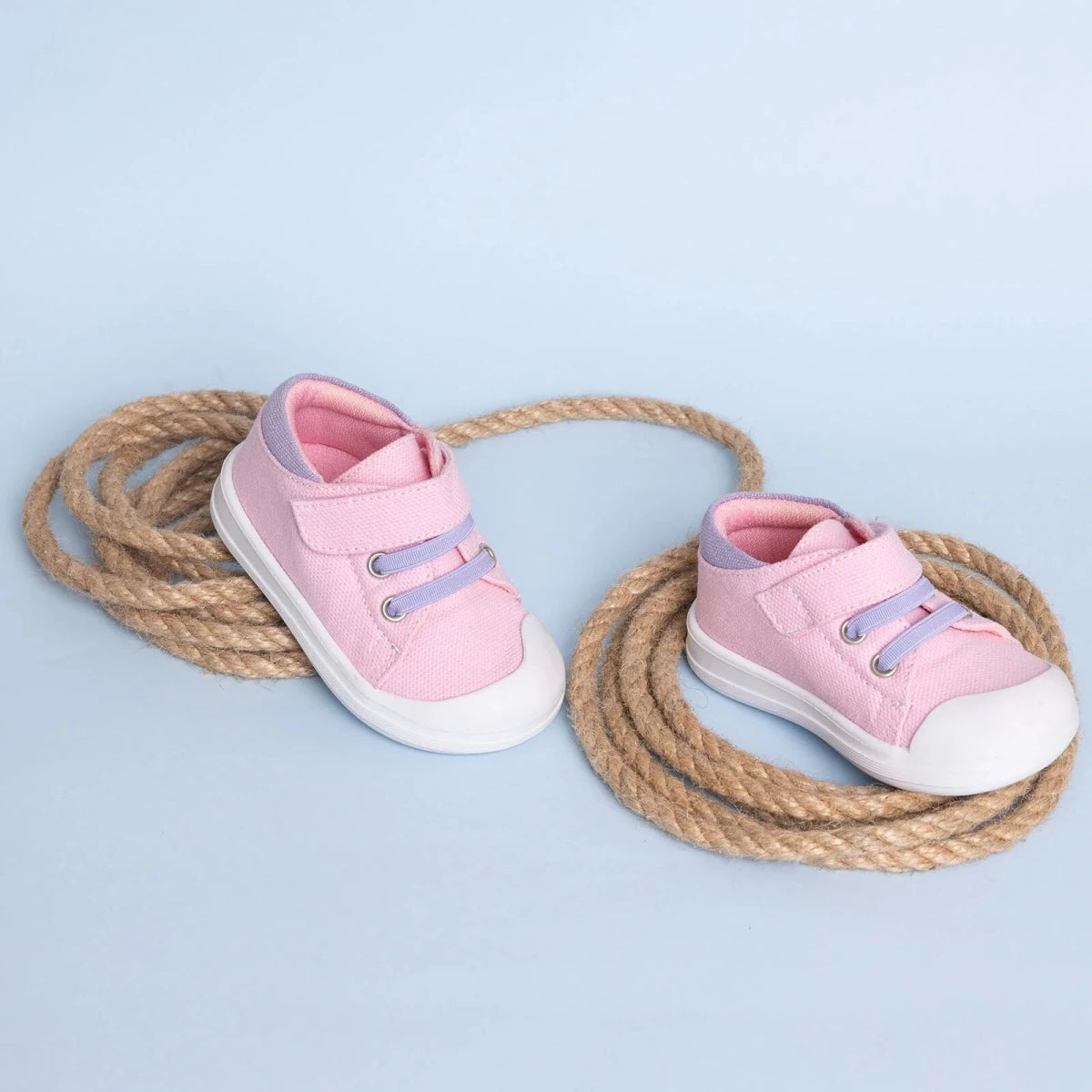 HelloBaby Canvas First Walker Baby Shoes Pink - ebebek