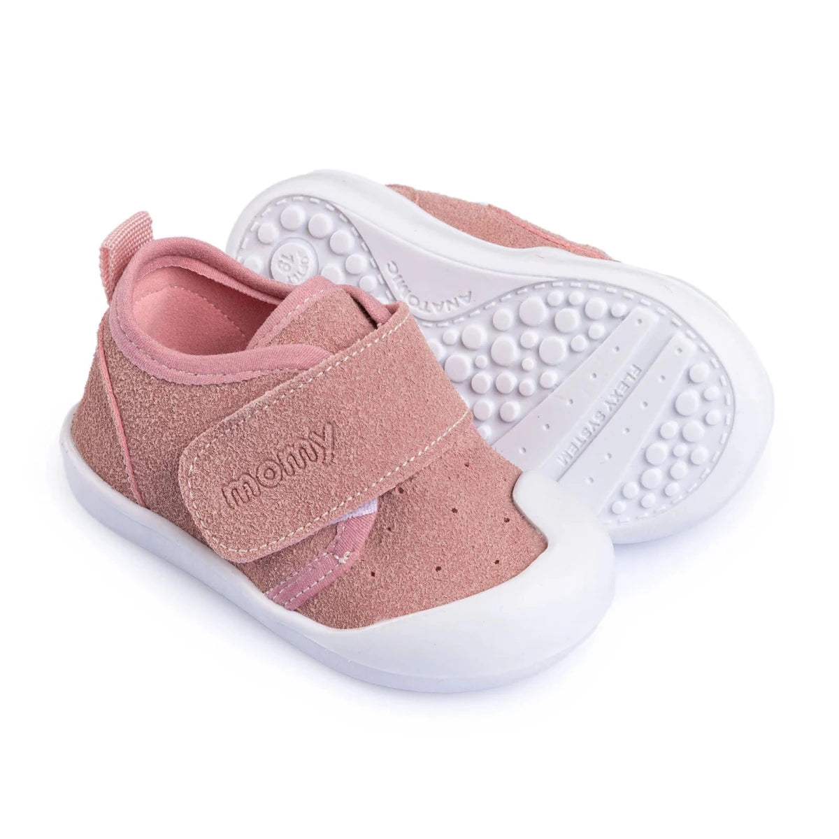 Faux Leather First Walker Baby Shoes Pink - ebebek