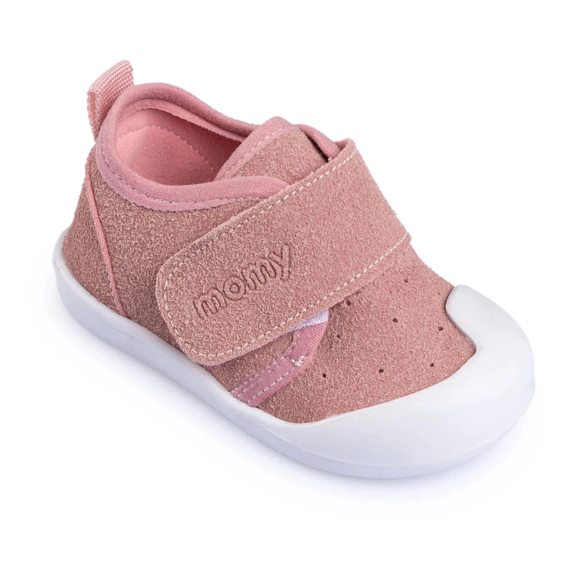 Faux Leather First Walker Baby Shoes Pink - ebebek