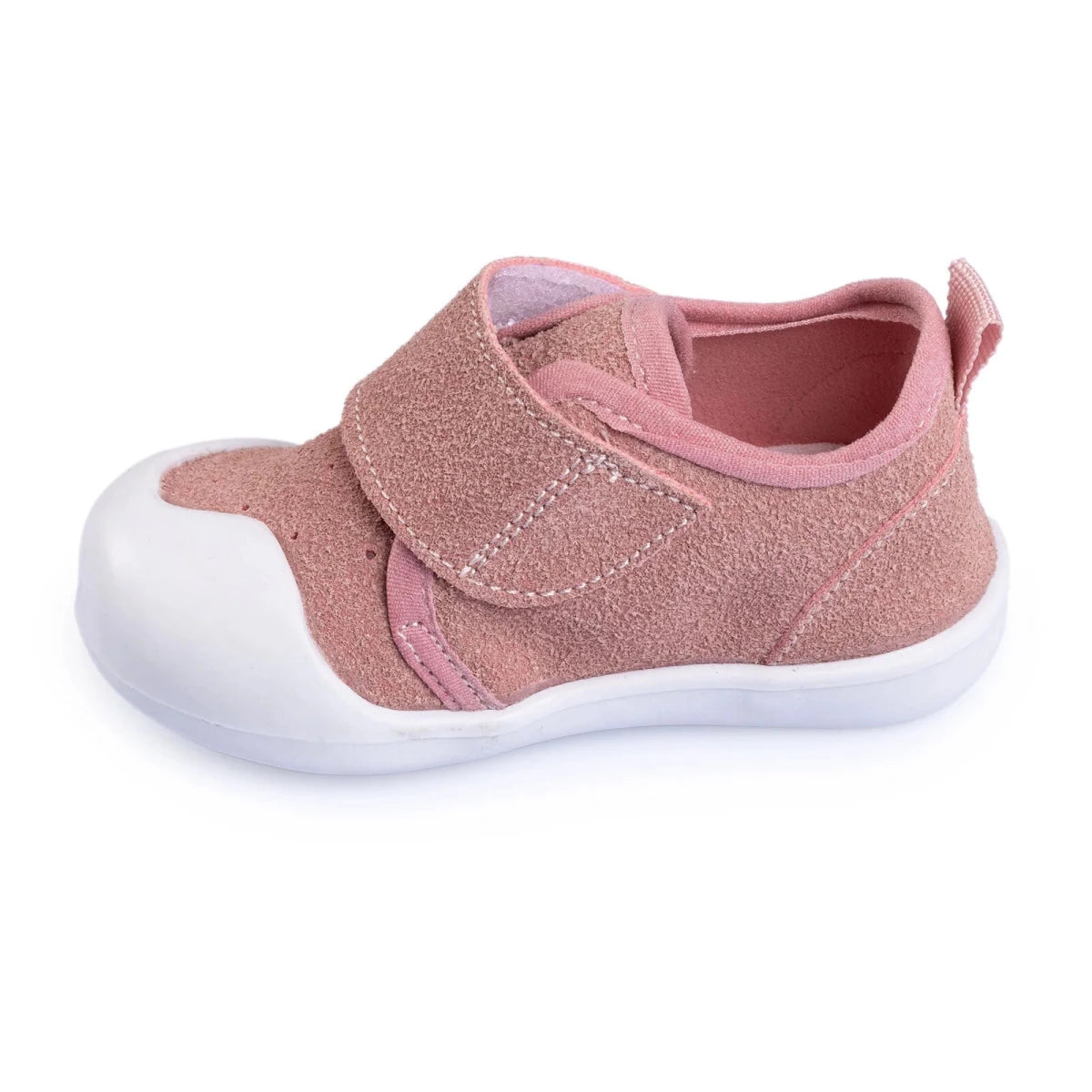 Faux Leather First Walker Baby Shoes Pink - ebebek