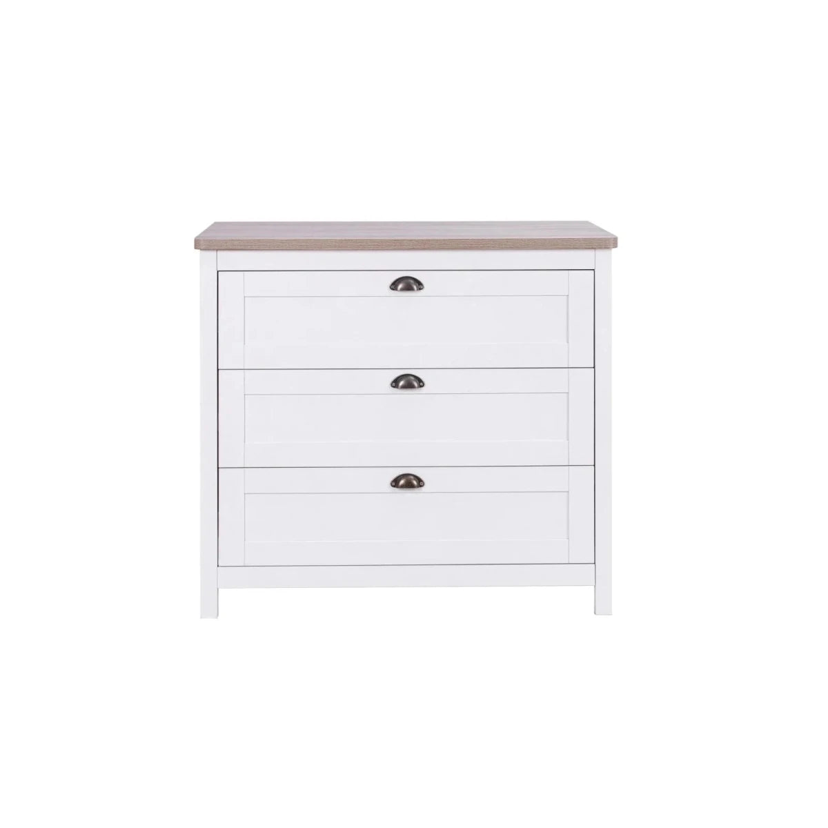Tutti Bambini Verona Chest Changer - White/Oak White/Oak - ebebek