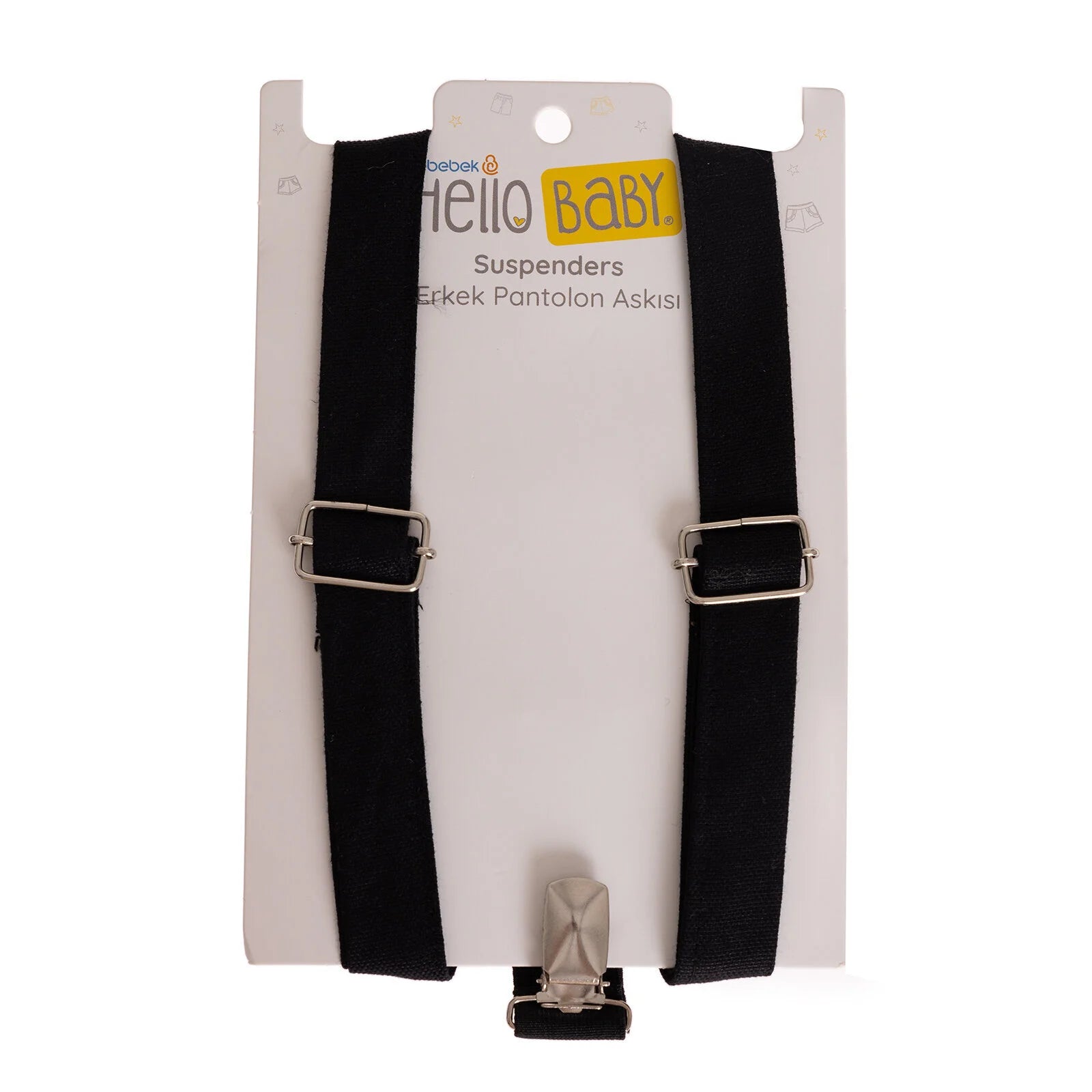 HelloBaby Baby Boy Suspenders - Black - ebebek - Black Friday