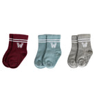 HelloBaby Baby Boy Non - Slip Pack of 3 Socks - Grey Melange - ebebek - Black Friday