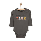 HelloBaby Boy 2 - Pack Long Sleeve Bodysuit - Dark Grey - ebebek - Black Friday