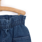 HelloBaby Basic Baby Girl Paperbag Denim Leggings - Dark Blue - ebebek - Black Friday