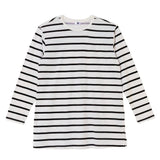 Baby Mom Striped Women's Maternity Long Sleeve T-Shirt (S to 2XL) Black Printed - ebebek