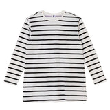 Baby Mom Striped Women's Maternity Long Sleeve T-Shirt (S to 2XL) Black Printed - ebebek