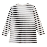 Baby Mom Striped Women's Maternity Long Sleeve T-Shirt (S to 2XL) Black Printed - ebebek