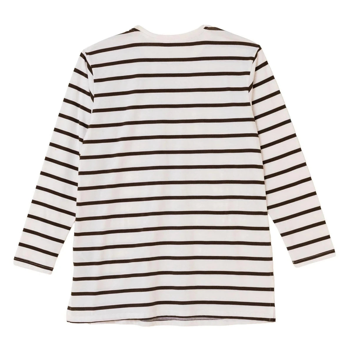 Baby Mom Striped Women's Maternity Long Sleeve T-Shirt (S to 2XL) Brown Printed - ebebek