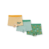 HelloBaby 3 Pack Animal Print Baby Boxer Shorts (12 Months to 4-5 Years) - Green Printed Green Printed - ebebek