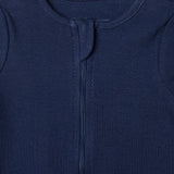HelloBaby Zip-Up Ribbed Baby Sleepsuit with Feet (Newborn to 6-9 Months)