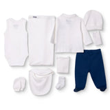 HelloBaby 10 Piece Bear Print Baby Hospital Bag Set (Newborn)