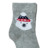 HelloBaby 3 Pack Bear Print Ankle Baby Socks (Newborn to 2-3 Years) - Red Red - ebebek