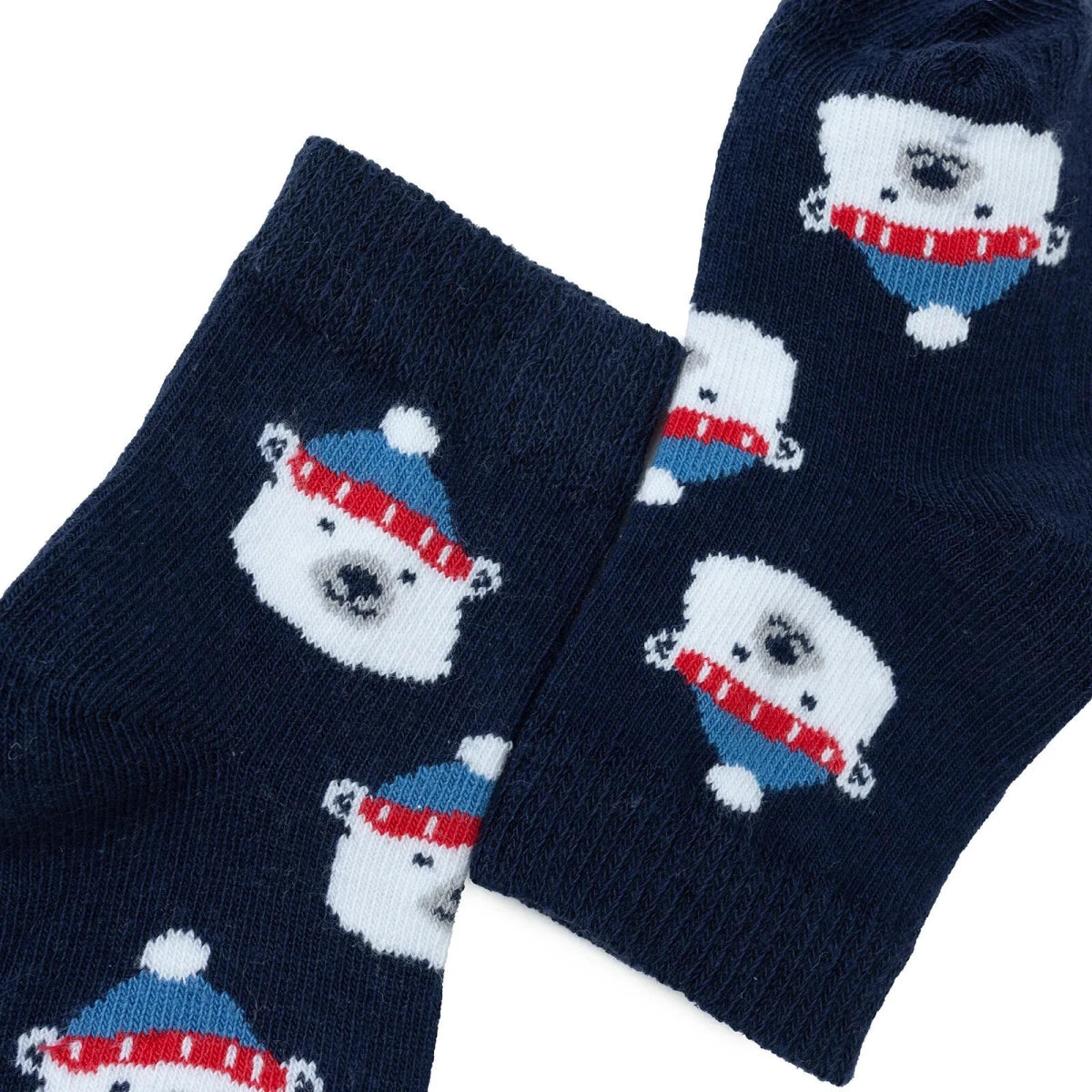 HelloBaby 3 Pack Bear Print Ankle Baby Socks (Newborn to 2-3 Years) - Red Red - ebebek