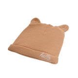 HelloBaby Slogan Print Ribbed Baby Hat (Newborn)