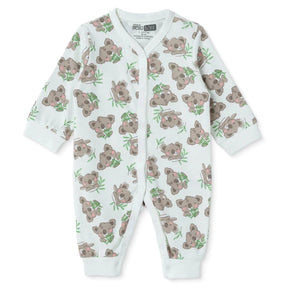 HelloBaby Car Print Long Sleeve Footless Baby Sleepsuit (Newborn to 9 Months) Ecru - ebebek