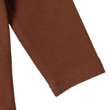 HelloBaby Long Sleeve Interlock Baby T-Shirt (3-6 Months to 2-3 Years) Brown - ebebek