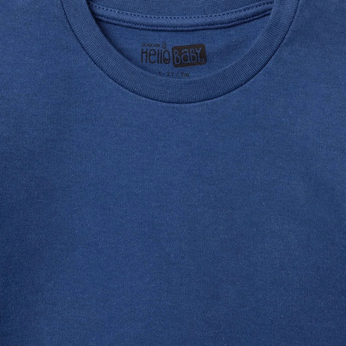 HelloBaby Long Sleeve Interlock Baby T-Shirt (3-6 Months to 2-3 Years) Navy Blue - ebebek