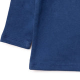 HelloBaby Long Sleeve Interlock Baby T-Shirt (3-6 Months to 2-3 Years) Navy Blue - ebebek
