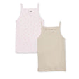 HelloBaby 2 Pack Floral Print Jersey Baby Vests (12 Months to 4-5 Years) Green Printed - ebebek