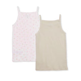 HelloBaby 2 Pack Floral Print Jersey Baby Vests (12 Months to 4-5 Years) Green Printed - ebebek