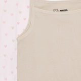 HelloBaby 2 Pack Floral Print Jersey Baby Vests (12 Months to 4-5 Years) Green Printed - ebebek