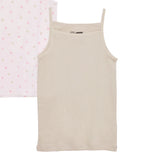 HelloBaby 2 Pack Floral Print Jersey Baby Vests (12 Months to 4-5 Years) Green Printed - ebebek