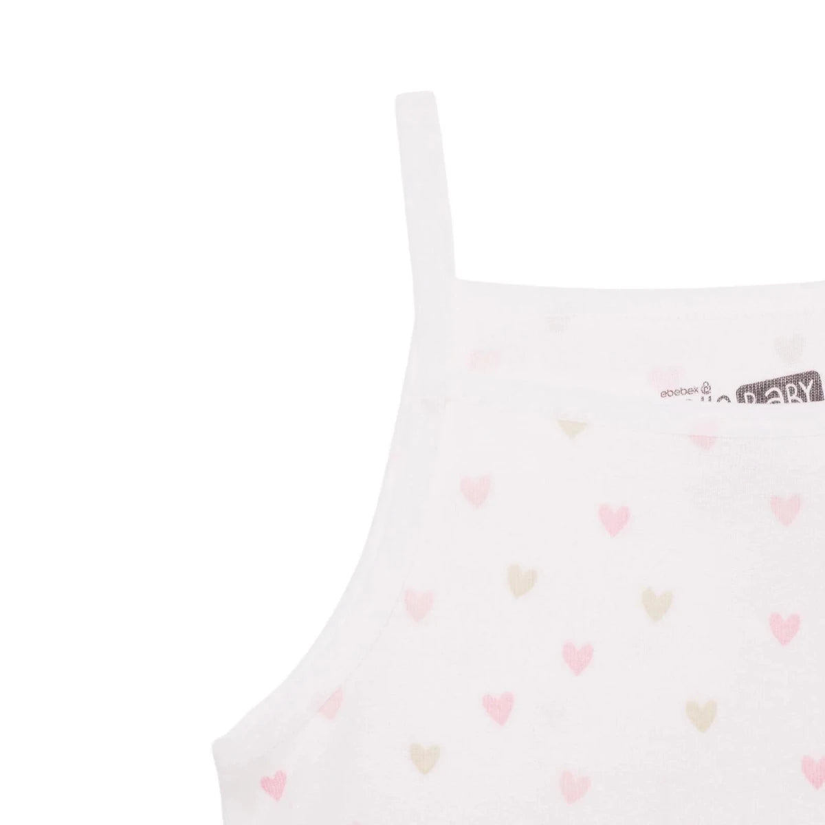 HelloBaby 2 Pack Floral Print Jersey Baby Vests (12 Months to 4-5 Years) Green Printed - ebebek