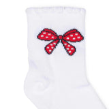 HelloBaby 3 Pack Heart & Floral Print Non-Slip Baby Socks (Newborn to 2-3 Years) Red - ebebek