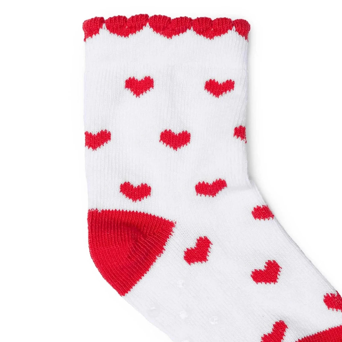 HelloBaby 3 Pack Heart & Floral Print Non-Slip Baby Socks (Newborn to 2-3 Years) Red - ebebek