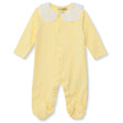 HelloBaby Polka Dot Long Sleeve Baby Sleepsuit with Feet (Newborn to 6-9 Months) Yellow - ebebek