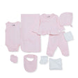HelloBaby 10 Piece Floral Print Baby Hospital Bag Set (Newborn) - Pink Pink - ebebek