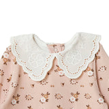 HelloBaby Floral Print Footless Baby Sleepsuit (Newborn to 6-9 Months) Pink - ebebek