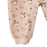 HelloBaby Floral Print Footless Baby Sleepsuit (Newborn to 6-9 Months) Pink - ebebek