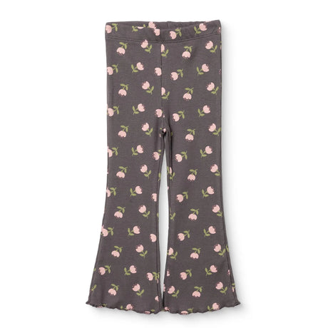HelloBaby Ribbed Baby Leggings (6-9 Months to 4-5 Years) Grey Printed - ebebek
