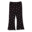 HelloBaby Floral Print Flared Ribbed Baby Leggings (6-9 Months to 2-3 Years) Black Printed - ebebek