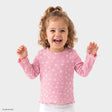 HelloBaby Daisy Print Long Sleeve Baby T-Shirt (3-6 Months to 2-3 Years) Pink Printed - ebebek
